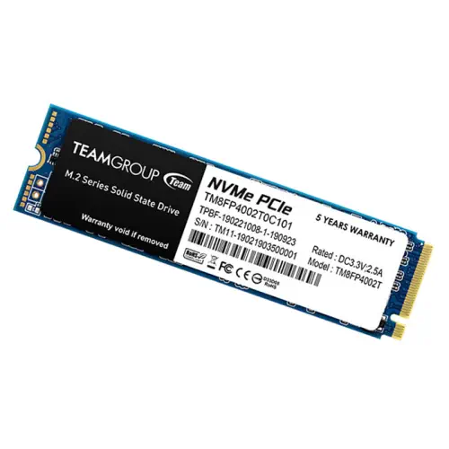 Team MP34 2TB 3500/2900MB/s NVMe PCIe Gen3x4 M.2 SSD Disk (TM8FP4002T0C101)