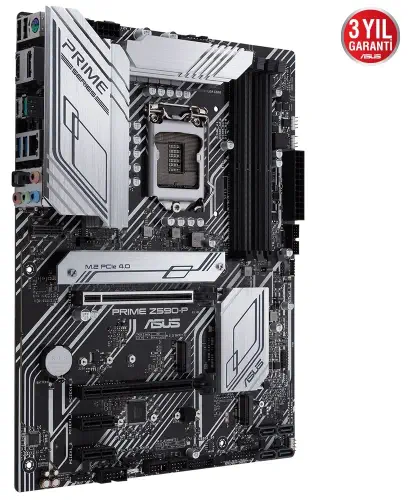 Asus Prime Z590-P WIFI Intel Z590 Soket 1200 DDR4 5133(OC)MHz ATX Gaming (Oyuncu) Anakart
