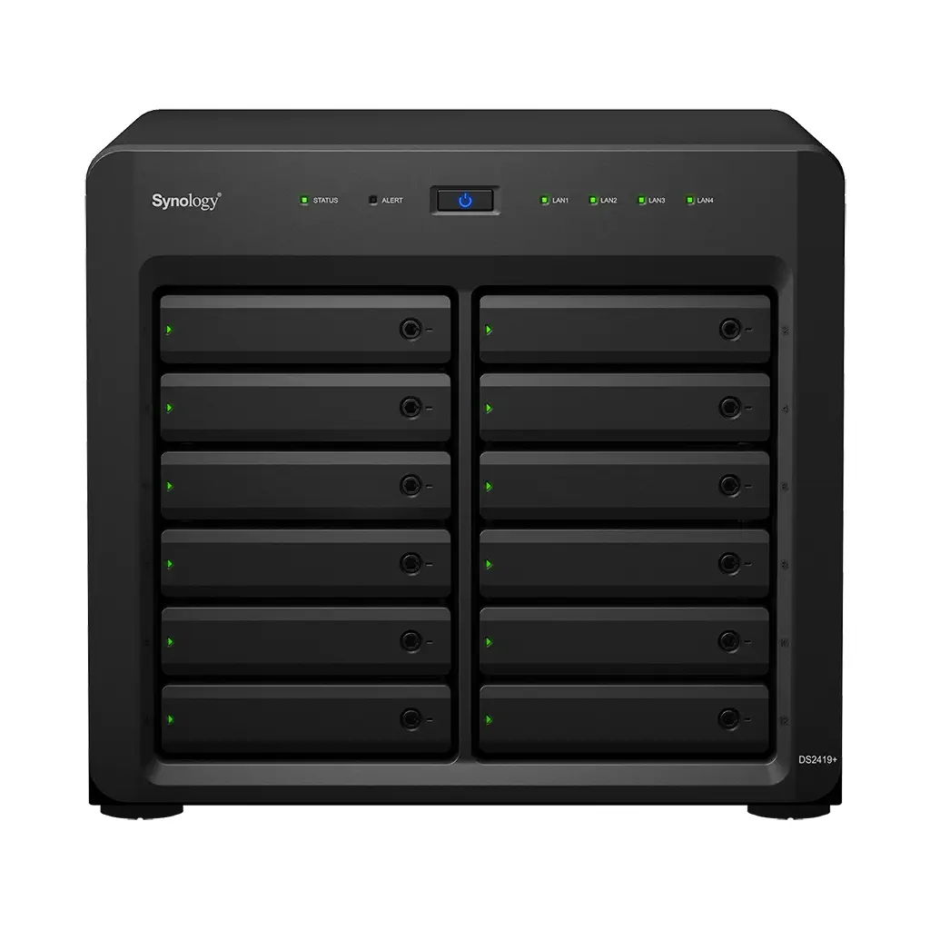 Synology DS2419+ 108TB 3.5″ 12 Yuvalı Depolama Ünitesi