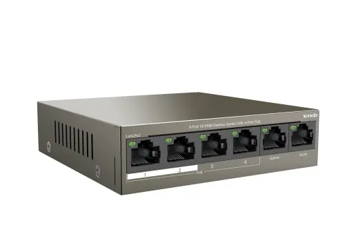 Tenda TEF1106P-4-63W 6 Port 10/100Mbps Switch 