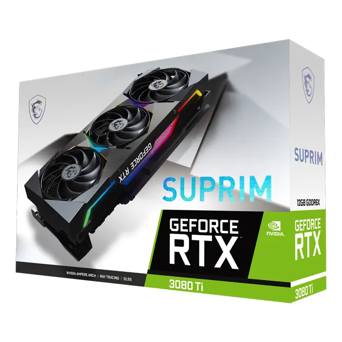 MSI GeForce RTX 3080 Ti SUPRIM 12G 12GB GDDR6X 384Bit DX12 Gaming (Oyuncu) Ekran Kartı