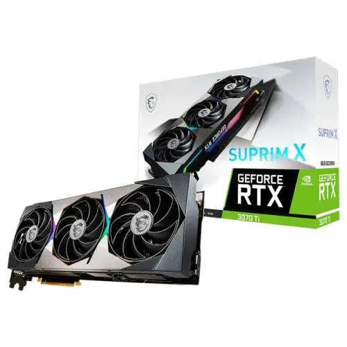 MSI GeForce RTX 3070 Ti SUPRIM X 8G 8GB GDDR6X 256Bit DX12 Gaming (Oyuncu) Ekran Kartı