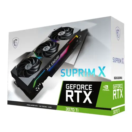 MSI GeForce RTX 3070 Ti SUPRIM X 8G 8GB GDDR6X 256Bit DX12 Gaming (Oyuncu) Ekran Kartı