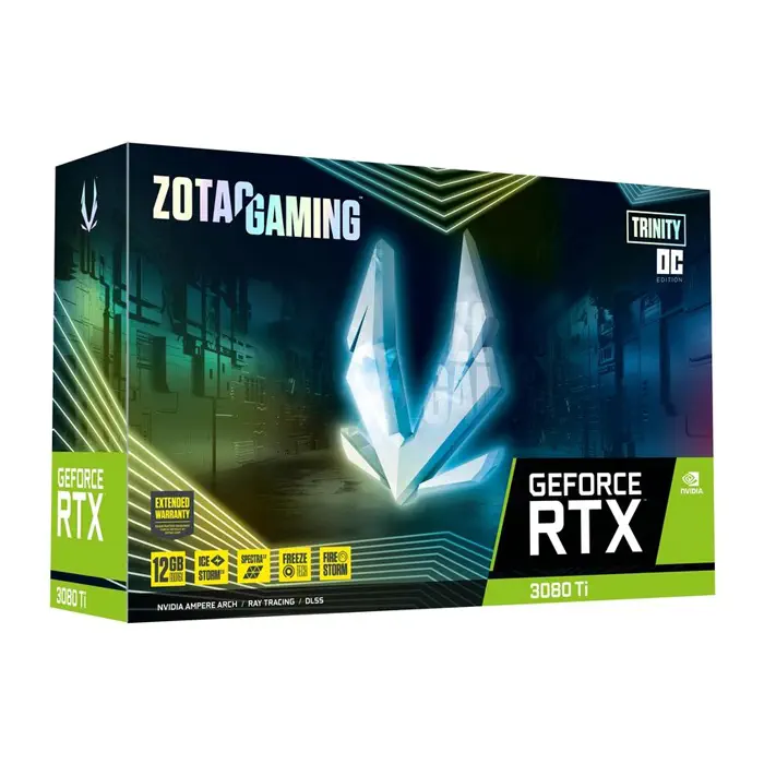 Zotac Gaming GeForce RTX 3080 Ti Trinity OC ZT-A30810J-10P 12GB GDDR6X 384Bit DX12 Gaming (Oyuncu) Ekran Kartı