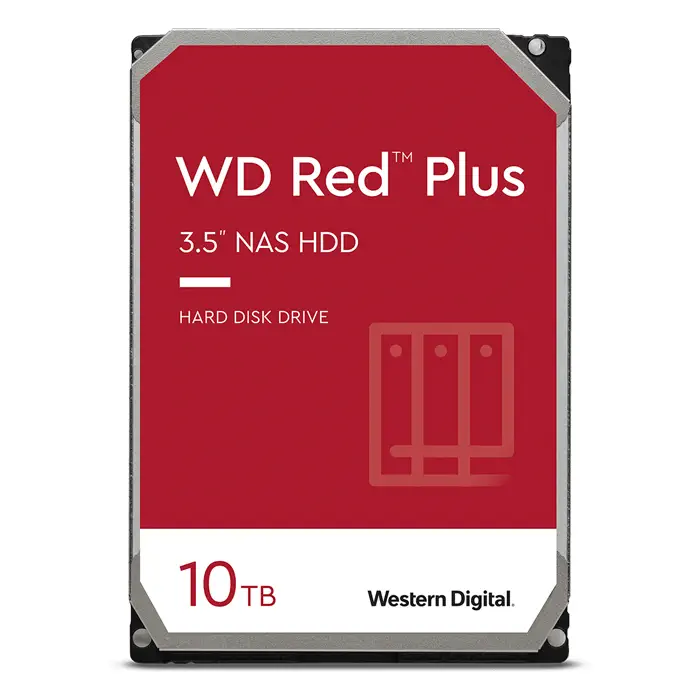 WD Red Plus WD101EFBX 10TB 7200Rpm 256MB 3.5″ SATA 3 NAS Harddisk