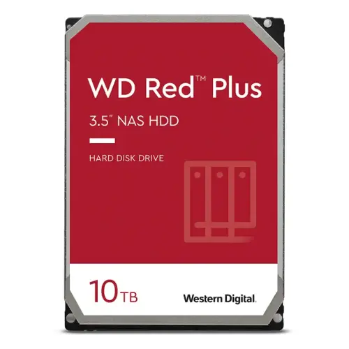 WD Red Plus WD101EFBX 10TB 7200Rpm 256MB 3.5″ SATA 3 NAS Harddisk