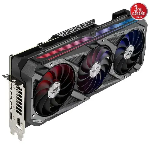 Asus ROG Strix GeForce RTX 3070 Ti OC ROG-STRIX-RTX3070TI-O8G-GAMING 8GB GDDR6X 256Bit DX12 Gaming (Oyuncu) Ekran Kartı