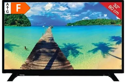 Toshiba 32W2063DT 32 inç 82 Ekran Uydu Alıcılı Smart HD LED TV