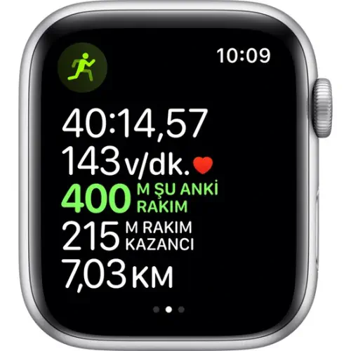 Apple Watch Nike Seri 5 GPS 44mm MX3W2TU/A Uzay Grisi Alüminyum Kasa ve Antrasit/Siyah Nike Spor Kordon Akıllı Saat