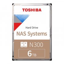 Toshiba N300 HDWG160UZSVA 6TB 7200Rpm 256MB SATA 3 NAS Harddisk