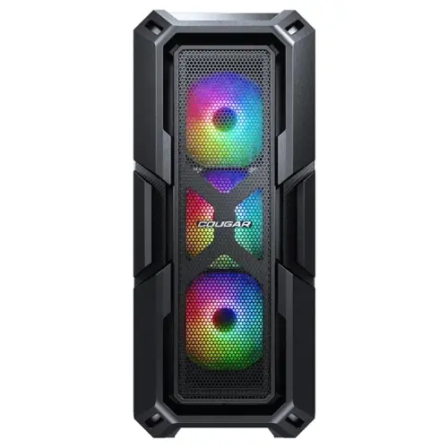 Cougar MX440 Mesh RGB CGR-56C1B-MESH-RGB-C 750W 80+ Bronze Temperli Cam Mesh USB 3.0 ATX Mid-Tower Gaming (Oyuncu) Kasa