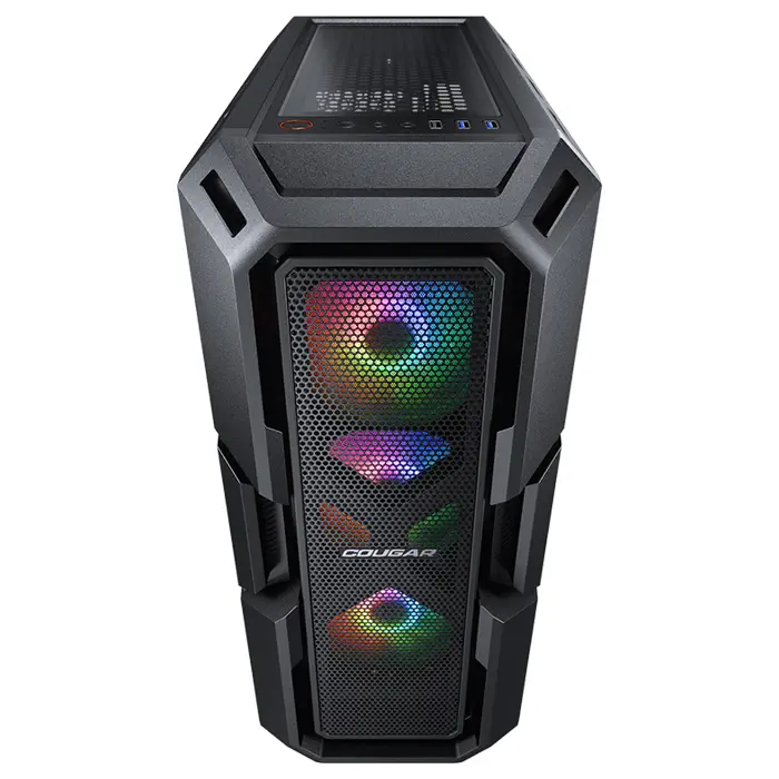Cougar MX440 Mesh RGB CGR-56C1B-MESH-RGB-C 750W 80+ Bronze Temperli Cam Mesh USB 3.0 ATX Mid-Tower Gaming (Oyuncu) Kasa