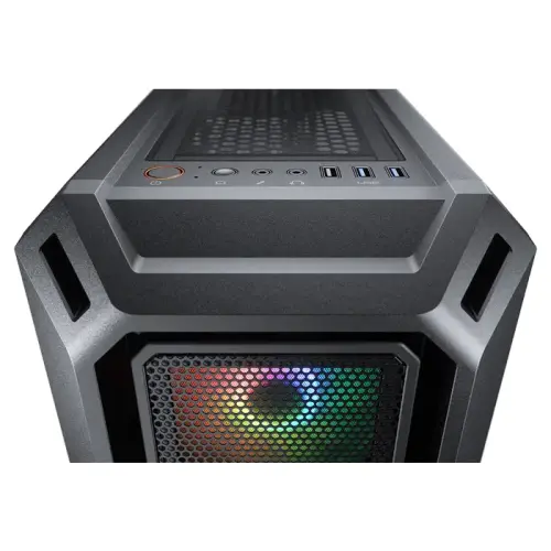 Cougar MX440 Mesh RGB CGR-56C1B-MESH-RGB-C 750W 80+ Bronze Temperli Cam Mesh USB 3.0 ATX Mid-Tower Gaming (Oyuncu) Kasa