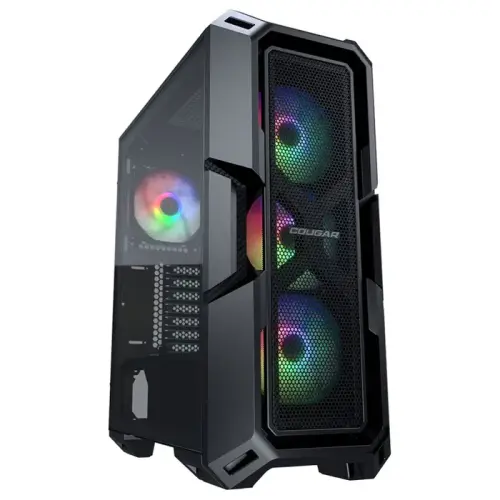 Cougar MX440 Mesh RGB CGR-56C1B-MESH-RGB-C 750W 80+ Bronze Temperli Cam Mesh USB 3.0 ATX Mid-Tower Gaming (Oyuncu) Kasa