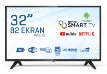 Onvo OV32152 32 inç 82 Ekran Dahili Uydu Alıcılı HD Android Smart LED TV