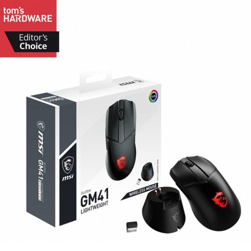 MSI Clutch GM41 Lightweight Wireless 20000DPI 6 Tuş RGB Optik Kablosuz Gaming Mouse
