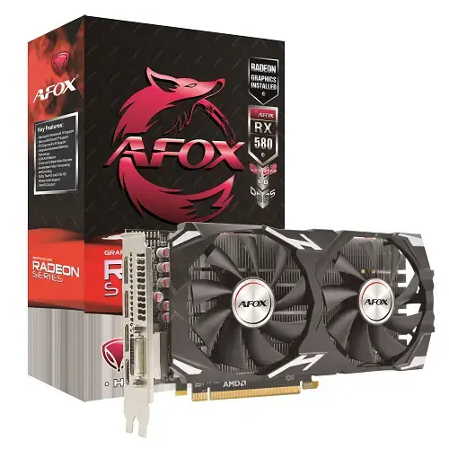 Afox Radeon RX 580 2048SP AFRX580-8192D5H3-V2 8GB GDDR5 256Bit DX12 Gaming (Oyuncu) Ekran Kartı