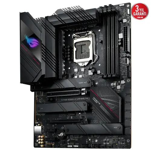 Asus ROG Strix B560-E Gaming WIFI Intel B560 Soket 1200 DDR4 5333(OC)MHz ATX Gaming (Oyuncu) Anakart
