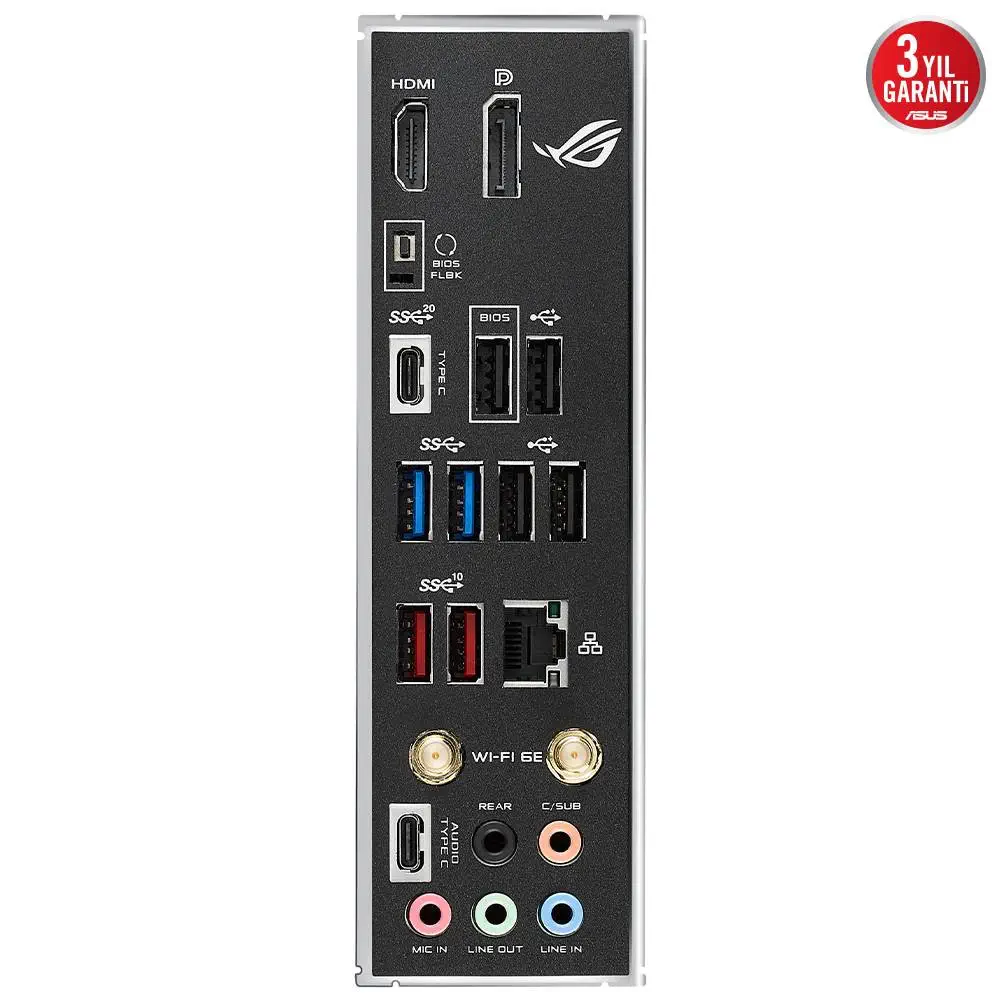 Asus ROG Strix B560-E Gaming WIFI Intel B560 Soket 1200 DDR4 5333(OC)MHz ATX Gaming (Oyuncu) Anakart