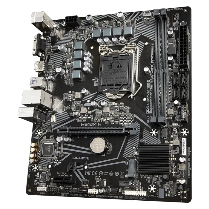 Gigabyte H510M H Intel H510 Soket 1200 DDR4 3200MHz mATX Gaming (Oyuncu) Anakart