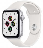 Apple Watch SE 44mm GPS Silver Alüminyum Kasa ve Beyaz Spor Kordon MYDQ2TU/A
