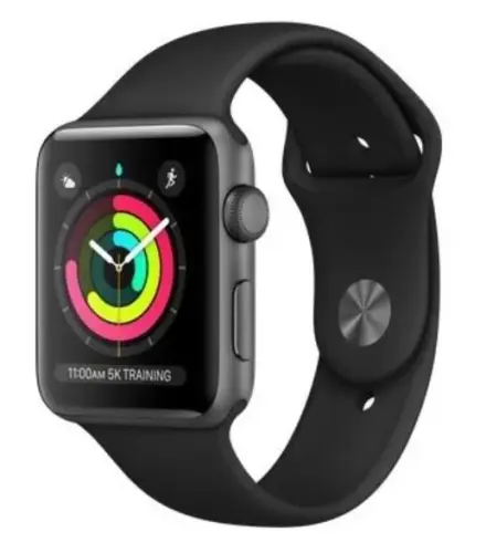 Apple Watch Series 3 GPS 38 mm Uzay Grisi Alüminyum Kasa ve Siyah Spor Kordon MTF02TU/A