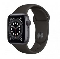 Apple Watch Seri 6 40mm GPS Space Gray Alüminyum Kasa ve Siyah Spor Kordon MG133TU/A