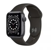 Apple Watch Seri 6 40mm GPS Space Gray Alüminyum Kasa ve Siyah Spor Kordon MG133TU/A