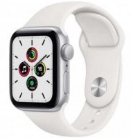 Apple Watch SE 40mm GPS Silver Alüminyum Kasa ve Beyaz Spor Kordon MYDM2TU/A