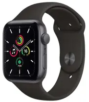 Apple Watch SE 44mm GPS Space Gray Alüminyum Kasa ve Siyah Spor Kordon MYDT2TU/A