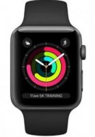 Apple Watch Series 3 GPS 42 mm Uzay Grisi Alüminyum Kasa Siyah Spor Kordon MQL12TU/A - Apple Türkiye Garantili
