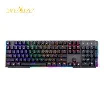 James Donkey 610R Rainbow Aydınlatmalı RGB Siyah/Turuncu Switch Gaming Mekanik Klavye
