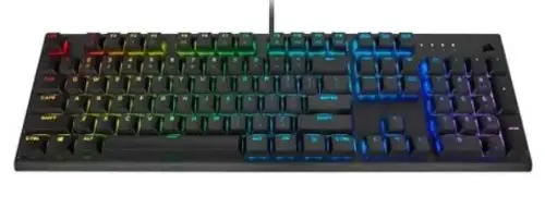 Corsair K60 RGB Pro Cherry MX Low Profile Speed CH-910D018-TR TR Q Mekanik Kablolu Siyah Gaming (Oyuncu) Klavye