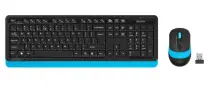 A4 Tech FG1010 USB TR Q Mavi Kablosuz Klavye Mouse Set