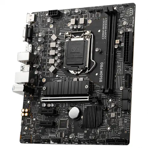 MSI B560M PRO Intel B560 Soket 1200 DDR4 5200(OC)MHz mATX Gaming (Oyuncu) Anakart