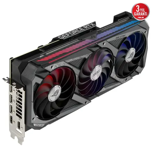 Asus ROG Strix GeForce RTX 3080 Ti ROG-STRIX-RTX3080TI-12G-GAMING 12GB GDDR6X 384Bit DX12 Gaming (Oyuncu) Ekran Kartı