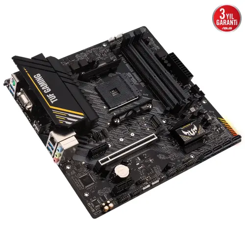 Asus TUF Gaming A520M-Plus II AMD A520 Soket AM4 DDR4 4866(OC)MHz mATX Gaming (Oyuncu) Anakart