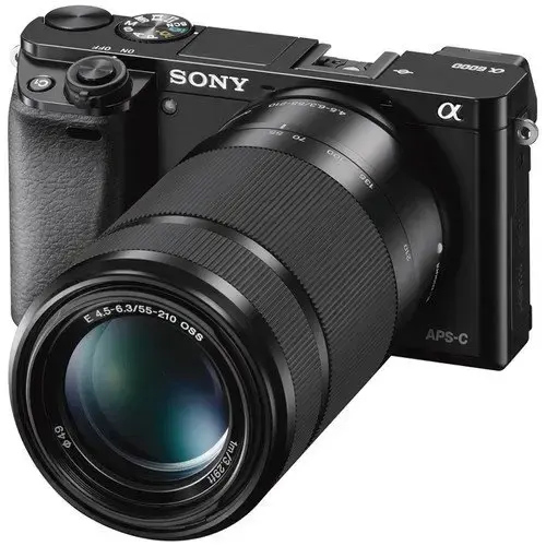 Sony A6000 + 16-50 mm + 55-210 mm Lens Aynasız Fotoğraf Makinesi