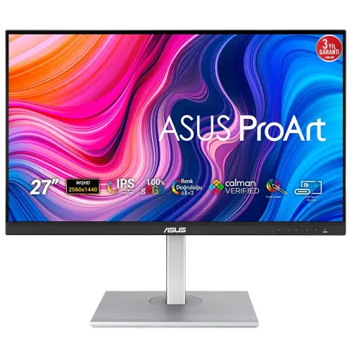 Asus ProArt Display PA278CV 27″ 5ms 75Hz Adaptive-Sync IPS WQHD Monitör