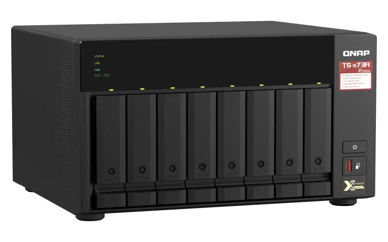 Qnap TS-873A 3.5″ 8 Yuvalı Nas Depolama Ünitesi