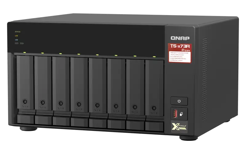 Qnap TS-873A 3.5″ 8 Yuvalı Nas Depolama Ünitesi
