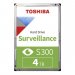 Toshiba S300 Surveillance HDWT840UZSVA 4TB 256MB 5400Rpm 3.5” SATA3 7/24 Güvenlik Diski