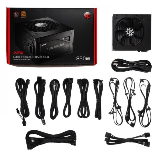XPG Core Reactor 850G-BKCEU 850W 80 Plus Gold 120mm Full Modüler Power Supply