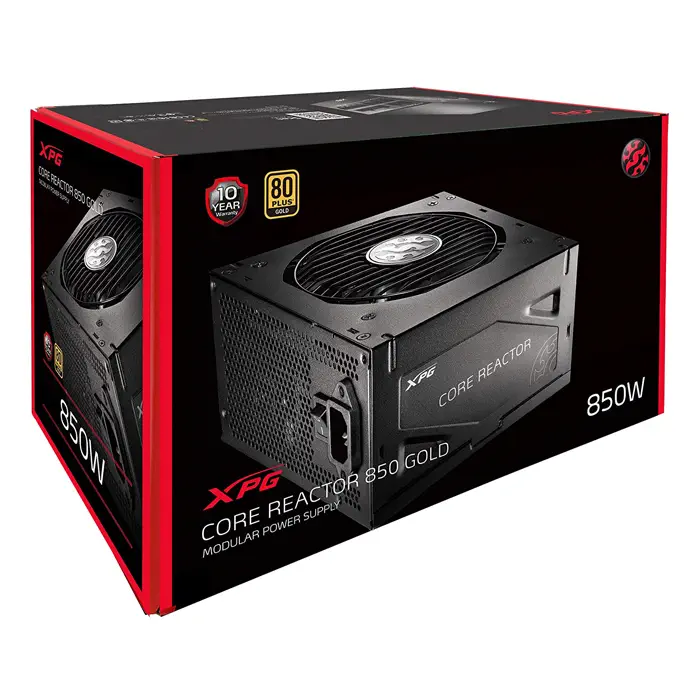 XPG Core Reactor 850G-BKCEU 850W 80 Plus Gold 120mm Full Modüler Power Supply