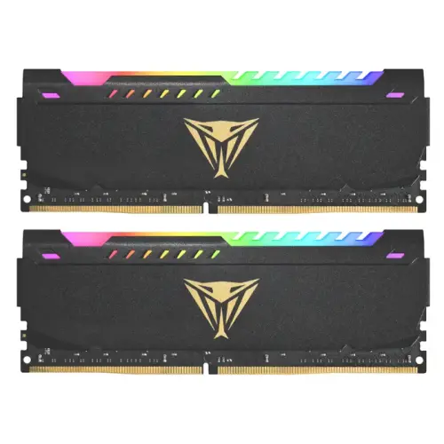 Patriot Viper Steel RGB PVSR416G320C8K 16GB (2x8GB) DDR4 3200MHz CL18 Gaming Ram (Bellek)