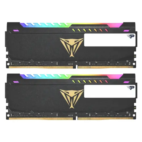 Patriot Viper Steel RGB PVSR416G320C8K 16GB (2x8GB) DDR4 3200MHz CL18 Gaming Ram (Bellek)