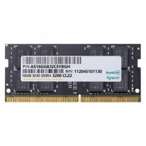 Apacer 16GB (1x16GB) 3200MHz CL22 DDR4 Notebook Ram (ES.16G21.GSH)