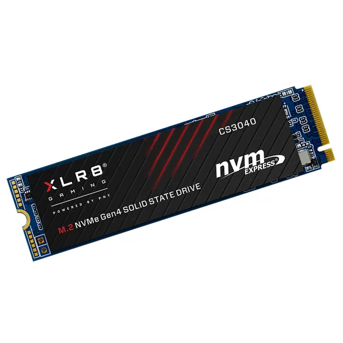 PNY XLR8 CS3040 4TB 5600/3900MB/s NVMe PCIe Gen4x4 M.2 SSD Disk (M280CS3040-4TB-RB)