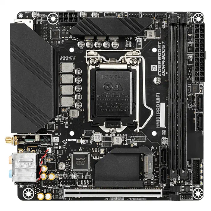 MSI H410I PRO WIFI Intel H410 Soket 1200 DDR4 2933MHz Mini-ITX Gaming (Oyuncu) Anakart