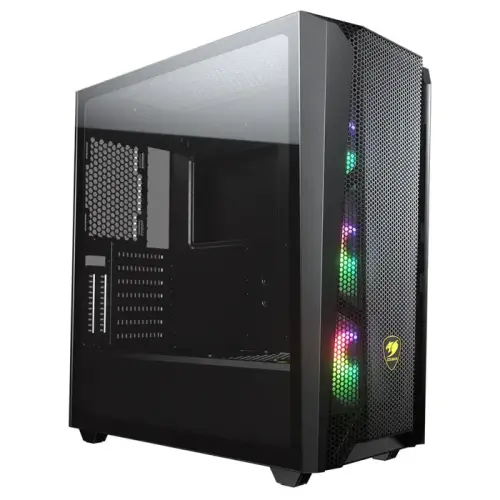 Cougar MX660 Mesh RGB CGR-5BMSB-MESH-RGB-C GEX 850W 80+ Gold Temperli Cam Mesh USB 3.1 E-ATX Mid-Tower Gaming (Oyuncu) Kasa